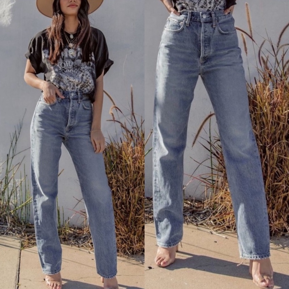 AGOLDE 90’s Mid Rise Loose Fit in Affair 25